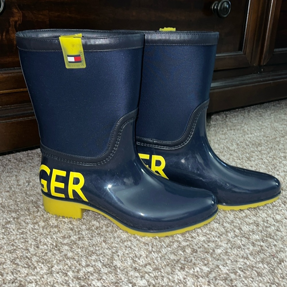 Blue Tommy Hilfiger Rain Boot